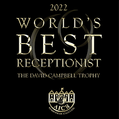 World's Best Receptionist - The David Campbell Trophy, Hosted by the AICR